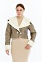 Women's Oversize Leather Coat Fur Jacket Niche Compact Design Casual Sports Look - 2