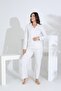 طقم بيجامة أمومة بأكمام طويلة وأزرار من الخيزران 30206-30207 - 2