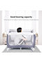 Baby Folding Bed (with Storage Bag, Wheels, Mosquito Net, Mattress, Arch Toy, Changing Table) - 6