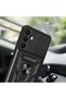 Galaxy A16 Compatible - Case Magnetic Stand Camera Protection Sliding And-Ga Cover - Black - T34626 - 5