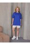 Grody.T Women's Oversize Loose Boyfriend T-Shirt Crew Neck, Two-Thread Knitted T-Shirt. - 2