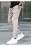 Men's Slim Fit Relaxed Fit Tie Waist Side Pockets Jogger Pants