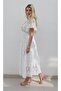 Kayley gold trim crochet maxi - 2