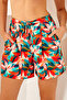Women's Pool Sea Shorts Swimsuit 4407 Green - 2