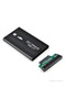 2.5 HDD Box USB 3.0 Hardisk Box هيكل معدني صندوق خارجي - أسود - 2