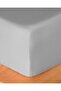 Micell Cotton Satin Double Fitted Sheet Silver 160X200 cm (4.08.2025) - 2