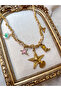Charm Figured Rope Chain Women's Steel Necklace - 3