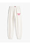 Women's College Style White Sweatpants Dw0Dw22164Ybh - 5