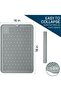 (2 Pack) Silicone Dish Drying Mat|Non-Slip Quick-Drying Drainer Mat for Kitchen Sink, Heat Resistant - 2