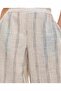 Striped Straight Fit Pants with Elastic Waist - 3