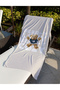 Special Design Teddy Bear Patterned Quick Dry 75X150 cm Beach Towel – Printed - 3