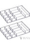 Tuva -12 Useful Compartments Multi-Functional Modern Accessory Makeup Organizer Closet Organizer - 4