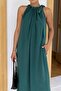 Emerald Green Shoulder-To-Shoulder Long Dress 3213 - 3
