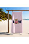 Special Design Teddy Bear Patterned Quick Dry 75X150 cm Beach Towel – Printed