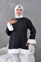 Garnished Ruffled Loose Tunic - 8