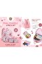 3-Piece Backpack Set for Kids, Lightweight Water-proof, School Bag Pink Marble - 2
