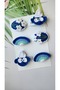 Blue Dream 6-Piece Snap Organic Handmade Niche Hair Accessories Girls Hair Clips Made in Turkey 6's Hairpin - 3