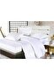 umeema Super Soft Cotton 6pcs King Size (220 x 240 cm) Striped Duvet Cover Set, Fitted bed sheet wit - 2