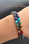 Evil Eye Bracelet Macrame Handcrafted Natural Stone Unisex Bracelet 6 mm Quality