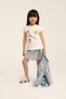 Baby Girl Tulle Floral Shorts Skirt Blue