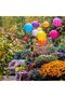 Other MULTI 8PCS Paper Lanterns Decorative, Party Supplies for Rainbow Birthday Party Mexican Fiesta - 8