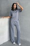 Women's Modal T-Shirt - Pants Two-Piece Set - 2