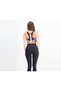 Women Flyknit High,Impact Racerback Sports Bra, Black and Platinum - 3