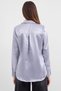 Women's Draped Satin Shirt Lilac 1069 - 5