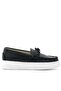 Black Skin Extra Light Children's Loafer Shoes - 3