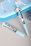 New Season Licensed Cinnamorol Eva Pen Bag with Dekomus,Versatile Tip Pen,Rocket Eraser and Pen - 5
