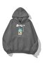 Unisex Cat Lemon Juice Sweatshirt Anthracite - 6