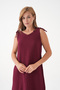 100% Cotton Muslin Fabric Rope Strap Dress Mg-20251 - 5