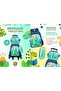 Trolley Bag Set for Kids, Lightweight Water-proof, Trolley Bag Green Dinosaur - 2