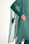 Thin Pattern Chiffon Kimono – Lightweight, Full Length and Stylish Hijab Swimsuit Top Pareo P2516-1 - 7