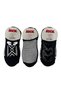 Idol Fishnet Ballerina Socks 3-Piece Black & Tan