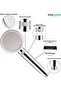 Blue Oasis Ionic Shower Filter Bundle | Silver Cylindrical Filter + 4 Dual Cartridges & 2M Hose | TU - 7