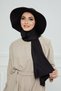 حجاب الشاطي مع قبعة -أسود - 4