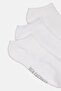 Men 8 Pairs Brand Logo Ankle Cut Socks, White - 2