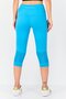 Women Tight Fit Brand Logo Training Leggings, Blue - 3