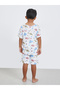 All Over Star Print T-Shirt and Shorts Set - 5