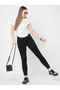 Women White Embellished Heart Detail Side Drawstring T-Shirt