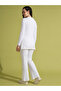 V-Neck Ribbed Long Sleeves Side Slit Top and Trouser Co-Ords - 3