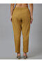 Mid-Rise Elasticated Pleated Waist Straight Ethnic Trousers - 3