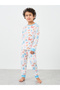 Sea Life Print T-Shirt and Pyjama Set - 2