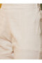 Elasticated Waist Floral Applique Lace Hem Trousers - 4