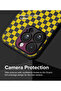 iPhone 15 Pro Max Case Cover | Onyx Series|Checkerboard Yellow - 5