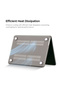 Rubberized Matte Case | MacBook Air 13 inch (A1932, A2179, A2337, 2018-2020) | Keyboard Cover | Scre - 3