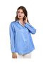 Solid Shirt with Classic Collar and Long Sleeves