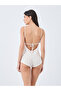 Floral Printed Pointelle Teddy - 3
