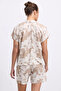 11606 Women's Short Sleeve Shirt and Shorts Set - 2